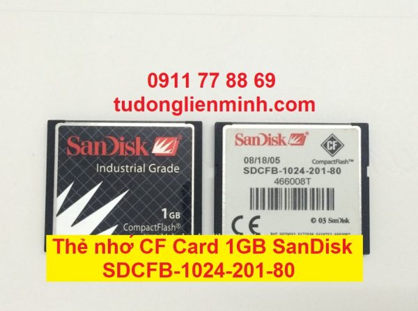 Thẻ nhớ CF Card 1GB SanDisk SDCFB-1024-201-80