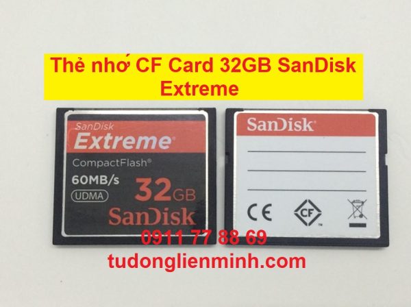 Thẻ nhớ CF Card 32GB SanDisk Extreme