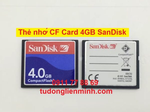Thẻ nhớ CF Card 4GB SanDisk