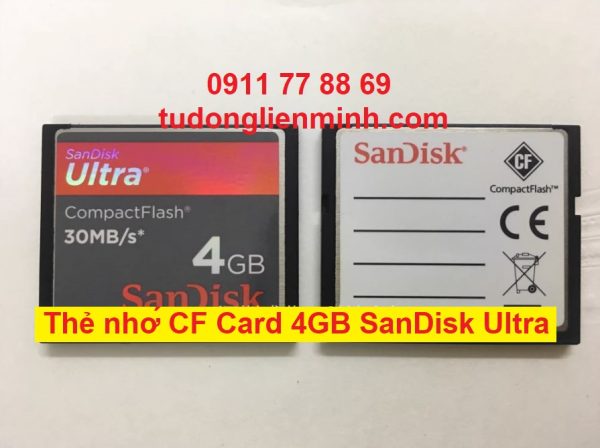 Thẻ nhớ CF Card 4GB SanDisk Ultra