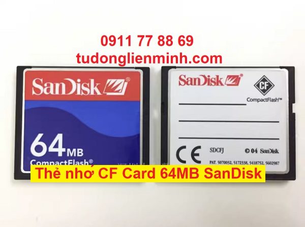 Thẻ nhớ CF Card 64MB SanDisk 1