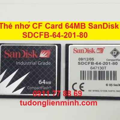 Thẻ nhớ CF Card 64MB SanDisk SDCFB-64-201-80