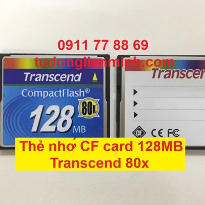 Thẻ nhớ CF card 128MB Transcend 80x