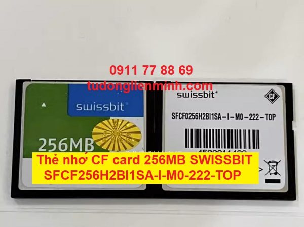 Thẻ nhớ CF card 256MB SWISSBIT SFCF256H2BI1SA-I-M0-222-TOP