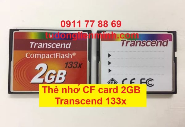 Thẻ nhớ CF card 2GB Transcend 133x