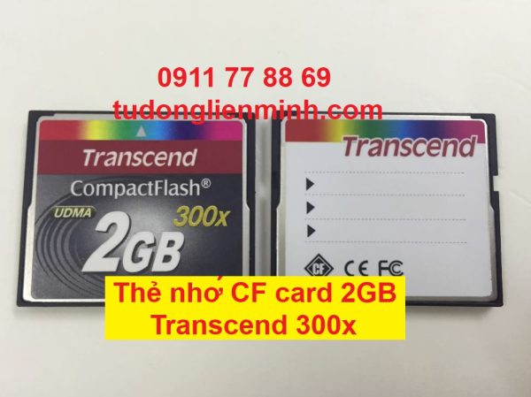 Thẻ nhớ CF card 2GB Transcend 300x