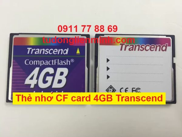 Thẻ nhớ CF card 4GB Transcend