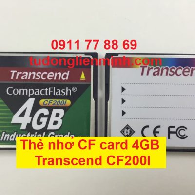 Thẻ nhớ CF card 4GB Transcend CF200I