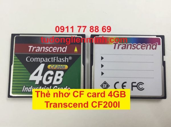 Thẻ nhớ CF card 4GB Transcend CF200I