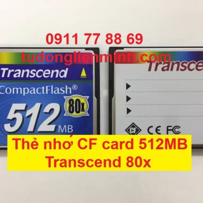 Thẻ nhớ CF card 512MB Transcend 80x