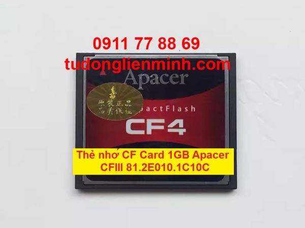Thẻ nhớ CF Card 1GB Apacer CFIII 81.2E010.1C10C
