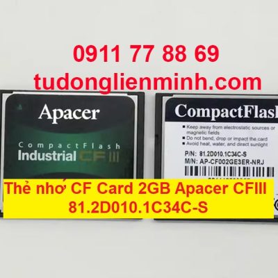 Thẻ nhớ CF Card 2GB Apacer CFIII 81.2D010.1C34C-S