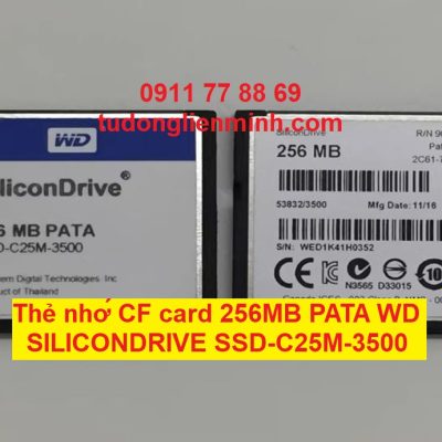 Thẻ nhớ CF card 256MB PATA WD SILICONDRIVE SSD-C25M-3500