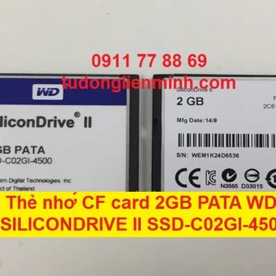 Thẻ nhớ CF card 2GB PATA WD SILICONDRIVE II SSD-C02GI-4500