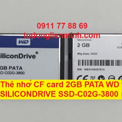 Thẻ nhớ CF card 2GB PATA WD SILICONDRIVE SSD-C02G-3800