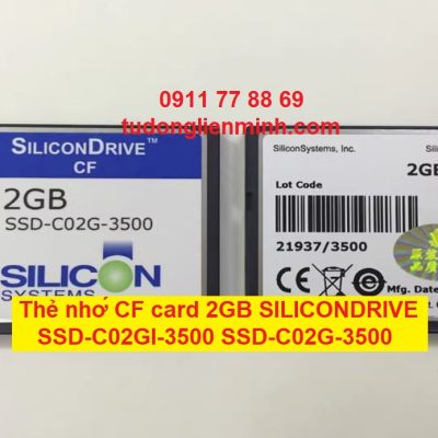 Thẻ nhớ CF card 2GB SILICONDRIVE SSD-C02GI-3500 SSD-C02G-3500
