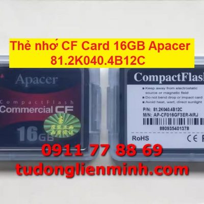 Thẻ nhớ CF Card 16GB Apacer 81.2K040.4B12C