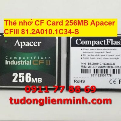 Thẻ nhớ CF Card 256MB Apacer CFIII 81.2A010.1C34-S