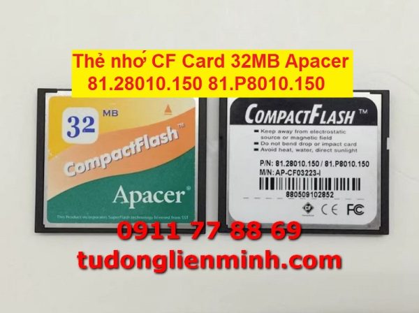 Thẻ nhớ CF Card 32MB Apacer 81.28010.150 81.P8010.150