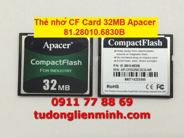 Thẻ nhớ CF Card 32MB Apacer 81.28010.6830B