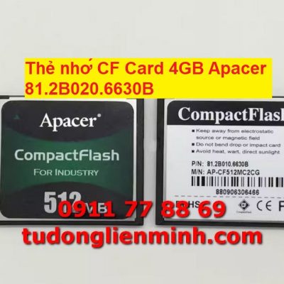 Thẻ nhớ CF Card 4GB Apacer 81.2B020.6630B