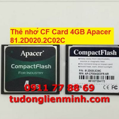 Thẻ nhớ CF Card 4GB Apacer 81.2D020.2C02C