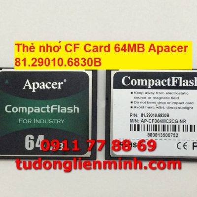 Thẻ nhớ CF Card 64MB Apacer 81.29010.6830B