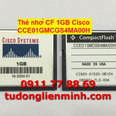 Thẻ nhớ CF 1GB Cisco CCE01GMCGS4MA00H