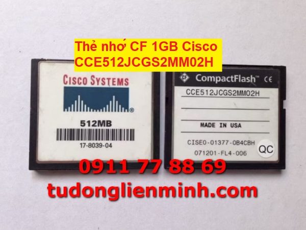 Thẻ nhớ CF 1GB Cisco CCE512JCGS2MM02H