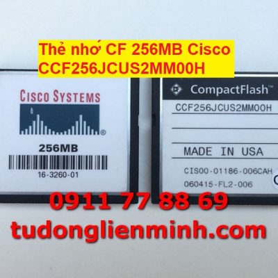 Thẻ nhớ CF 256MB Cisco CCF256JCUS2MM00H