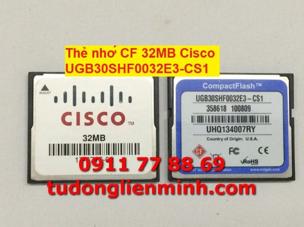 Thẻ nhớ CF 32MB Cisco UGB30SHF0032E3-CS1