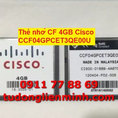 Thẻ nhớ CF 4GB Cisco CCF04GPCET3QE00U