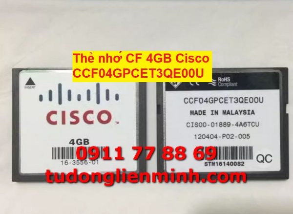 Thẻ nhớ CF 4GB Cisco CCF04GPCET3QE00U