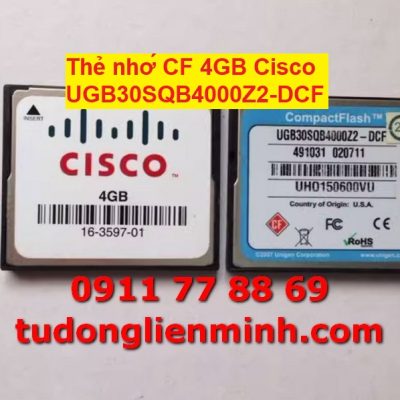 Thẻ nhớ CF 4GB Cisco UGB30SQB4000Z2-DCF