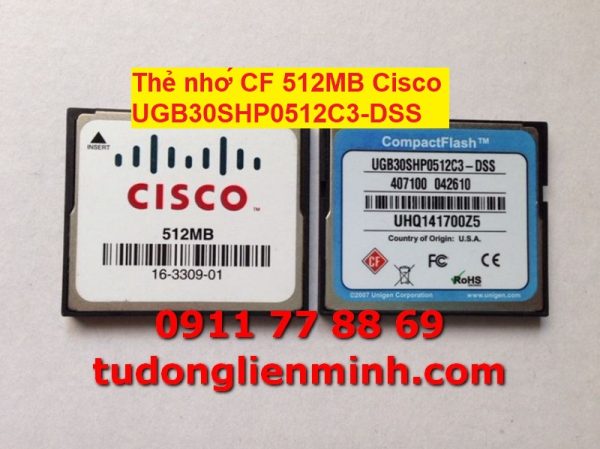 Thẻ nhớ CF 512MB Cisco UGB30SHP0512C3-DSS