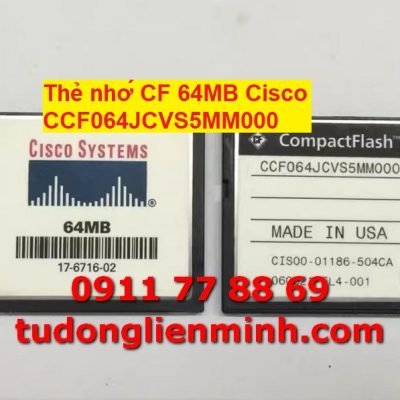 Thẻ nhớ CF 64MB Cisco CCF064JCVS5MM000