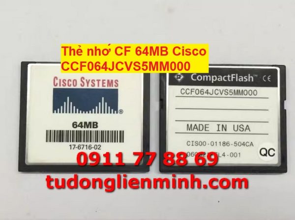 Thẻ nhớ CF 64MB Cisco CCF064JCVS5MM000