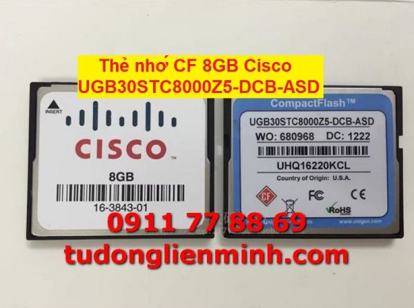 Thẻ nhớ CF 8GB Cisco UGB30STC8000Z5-DCB-ASD