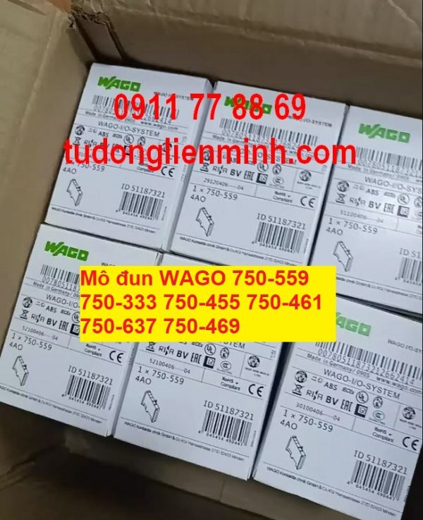 Mô đun WAGO 750-559 750-333 750-455 750-461 750-637 750-469