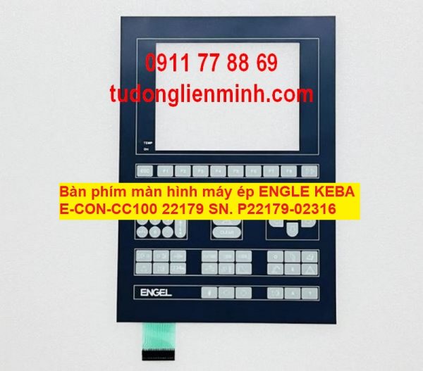 Bàn phím màn hình máy ép ENGLE KEBA E-CON-CC100 22179 SN. P22179-02316