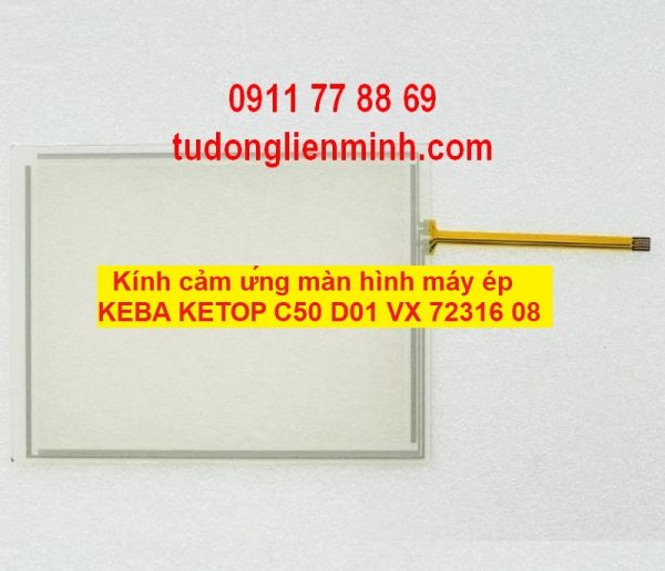 Kính cảm ứng màn hình máy ép KEBA KETOP C50 D01 VX 72316 08