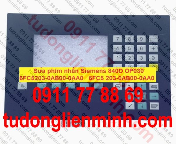Sửa phím nhấn Siemens 840D OP030 6FC5203-0AB00-0AA0