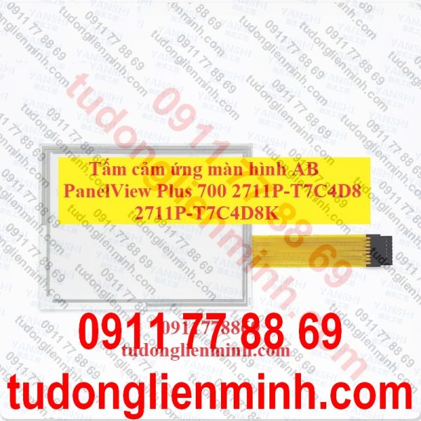 Tấm cảm ứng màn hình PanelView Plus 700 2711P-T7C4D8 2711P-T7C4D8K