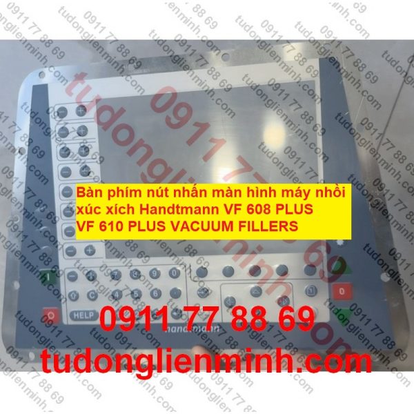 Bàn phím nút nhấn màn hình máy nhồi xúc xích Handtmann VF 608 PLUS VF 610 PLUS VACUUM FILLERS
