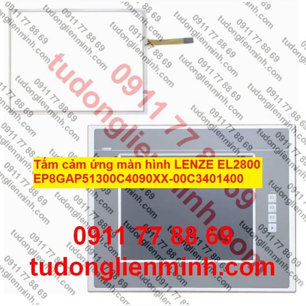Tấm cảm ứng màn hình LENZE EL2800 EP8GAP51300C4090XX-00C3401400